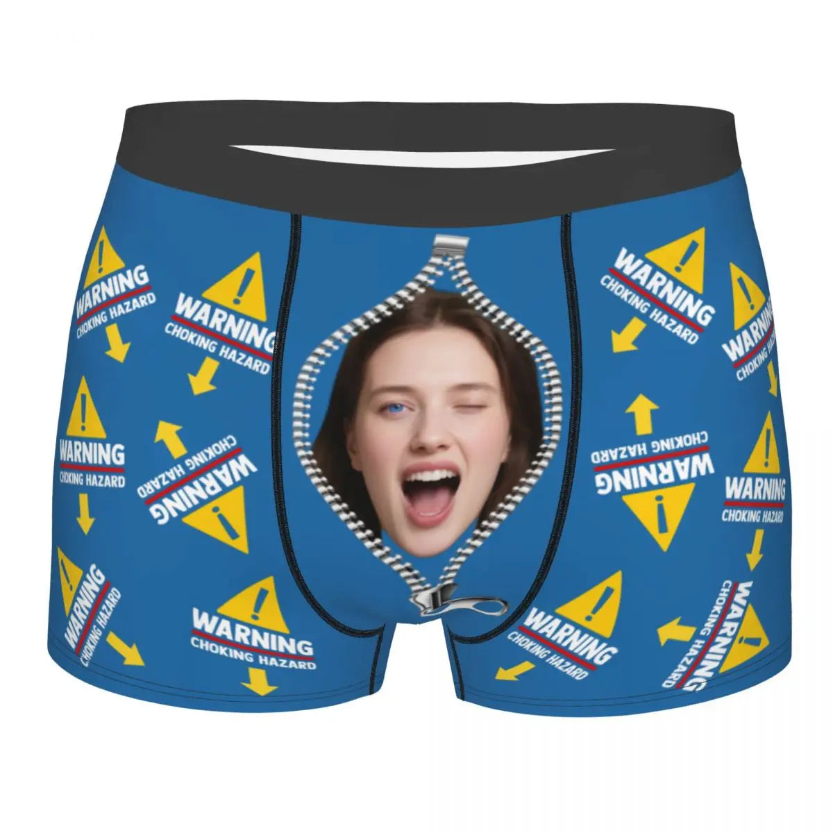 Personalized Custom Underwear Photo Face Customized Boxer Briefs Shorts Panties Soft Underpants For Husband Valentine's Day Gift