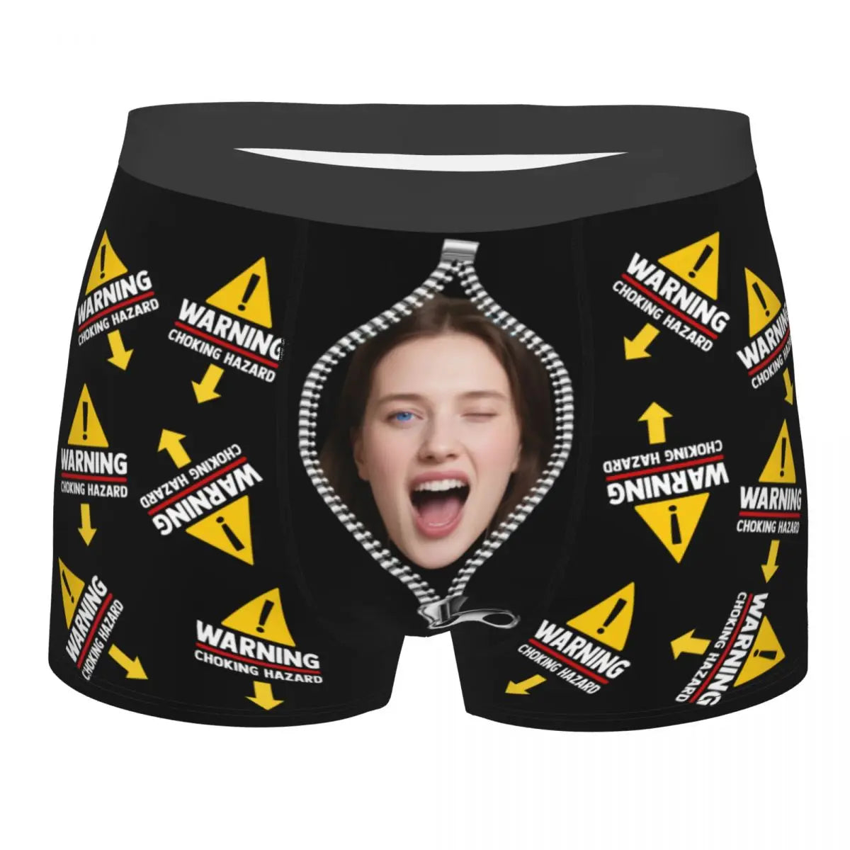 Personalized Custom Underwear Photo Face Customized Boxer Briefs Shorts Panties Soft Underpants For Husband Valentine's Day Gift