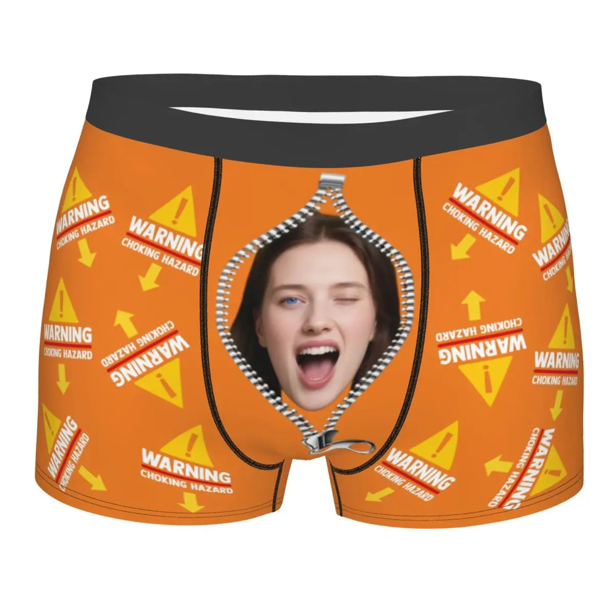 Personalized Custom Underwear Photo Face Customized Boxer Briefs Shorts Panties Soft Underpants For Husband Valentine's Day Gift