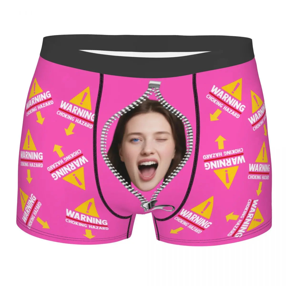 Personalized Custom Underwear Photo Face Customized Boxer Briefs Shorts Panties Soft Underpants For Husband Valentine's Day Gift