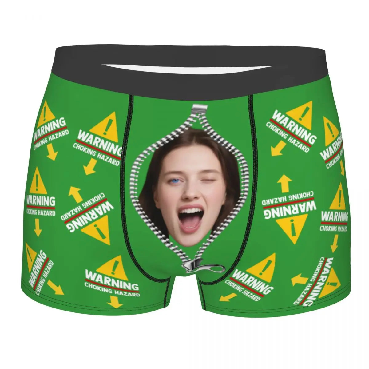 Personalized Custom Underwear Photo Face Customized Boxer Briefs Shorts Panties Soft Underpants For Husband Valentine's Day Gift